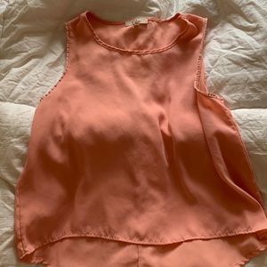 Peach loose tank